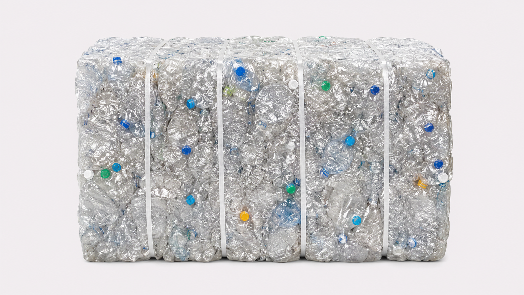 PET Bottle Scrap Baled – Clear